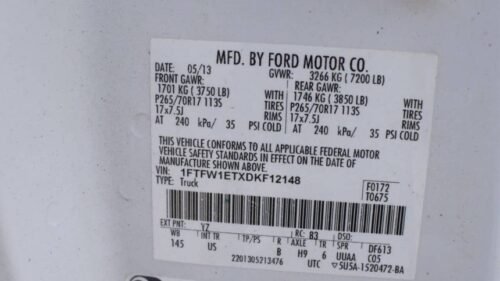 2013 Ford F-150 XL SuperCrew 6.5' Box 4WD - Image 5